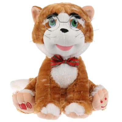 Мягкая озвученная игрушка Учёный кот Матвей 25 см Мульти-Пульти V62332-25 01